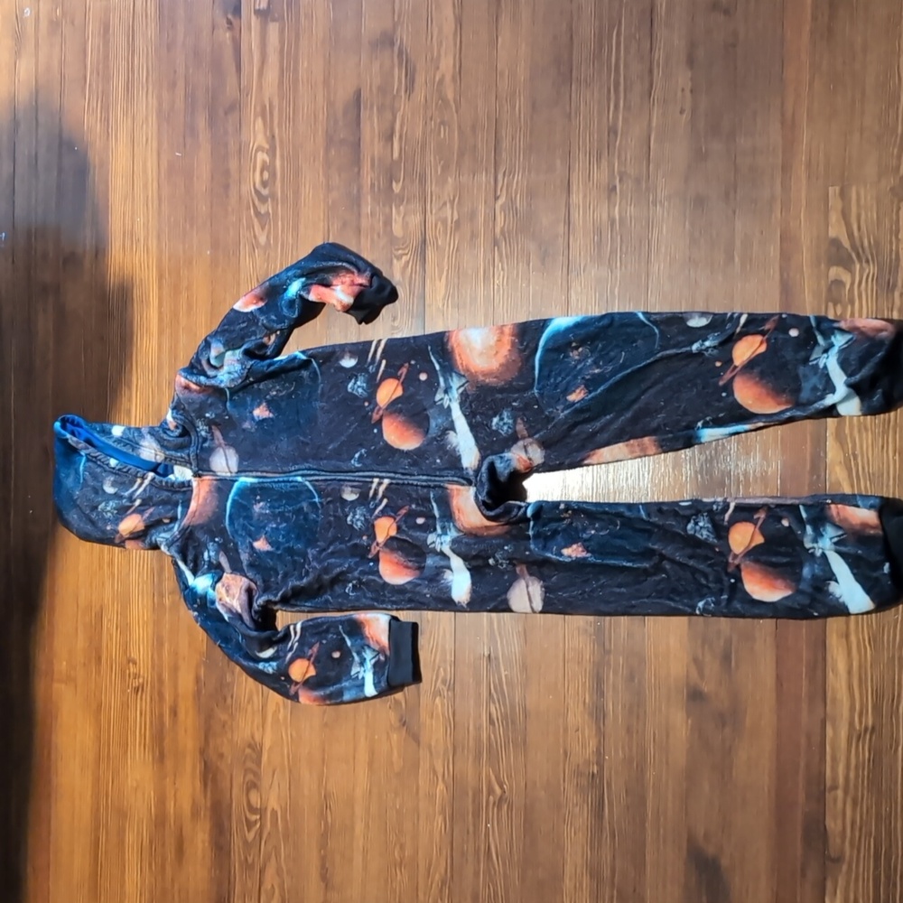 One Piece Fleece Space Pajamas